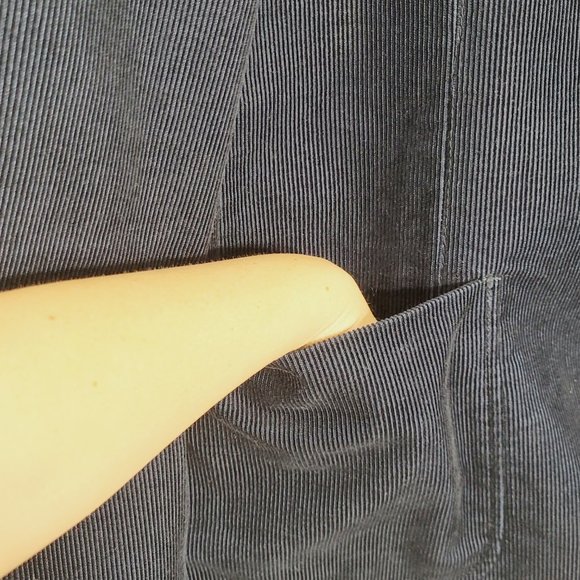 Matinique | Mens Blue Corduroy Blazer Jacket Navy Blue Pockets Preppy Staple 42 - Picture 5 of 11